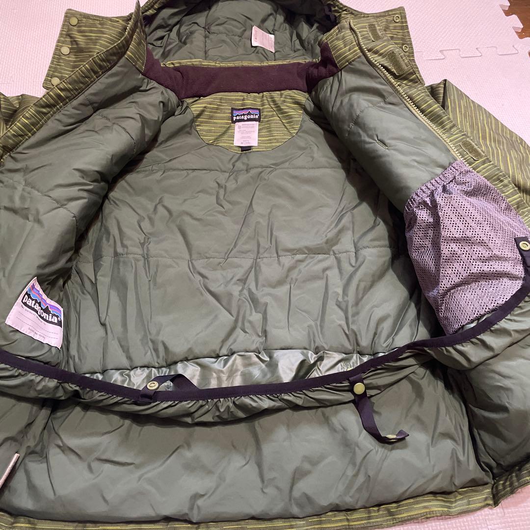 土*生様 【美品】パタゴニア Mサイズ　キッズ　スキーウェア　セット　青　緑