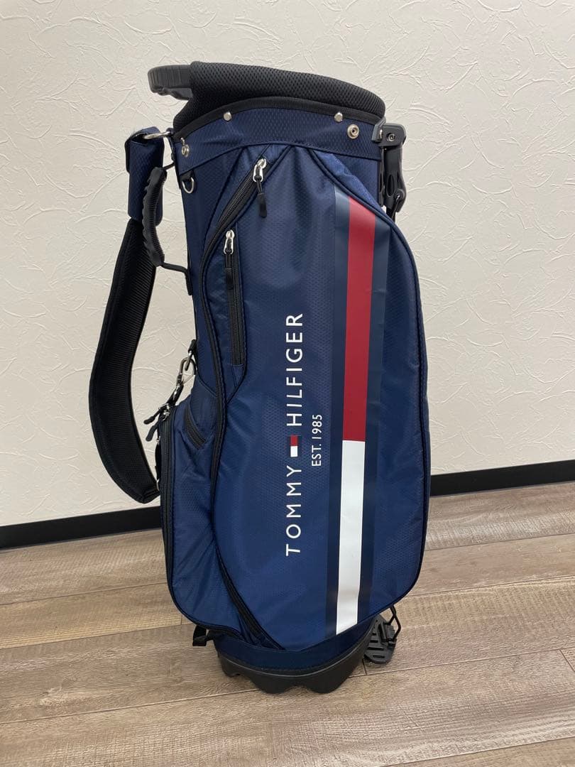 トミーヒルフィガー スタンドキャディバッグ&ヘッドカバー一式