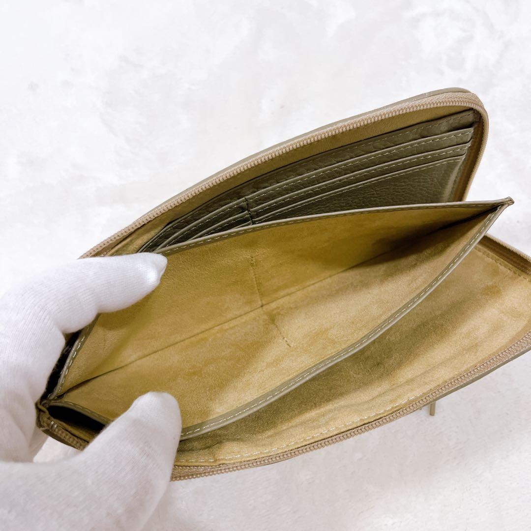 極美品　ATAO アタオ　リモルーク　長財布　L字　メモリアルシャンパン　レザー