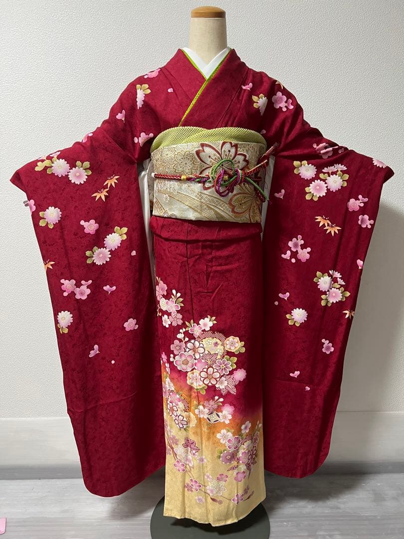 正絹振袖一式6点セット　トールサイズ
