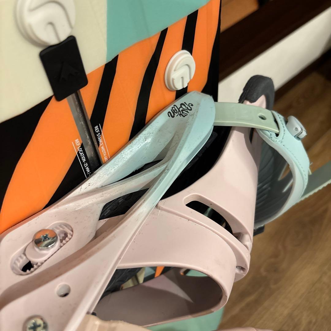 BURTON HIDEAWAY 140cm レディース 初心者向け　セット　美品