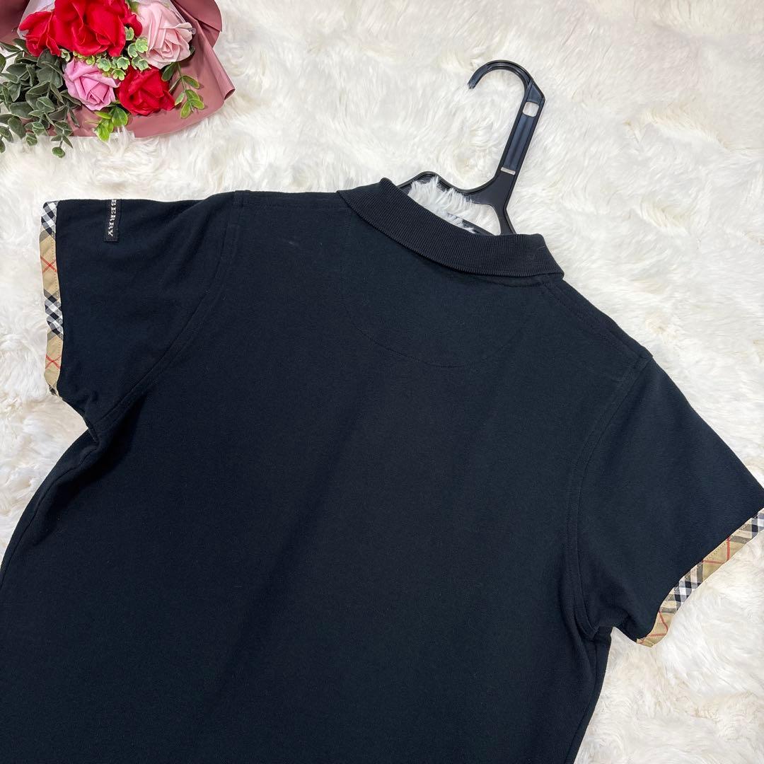 BURBERRY GOLF ポロシャツワンピース ロゴ 入り ノバチェック