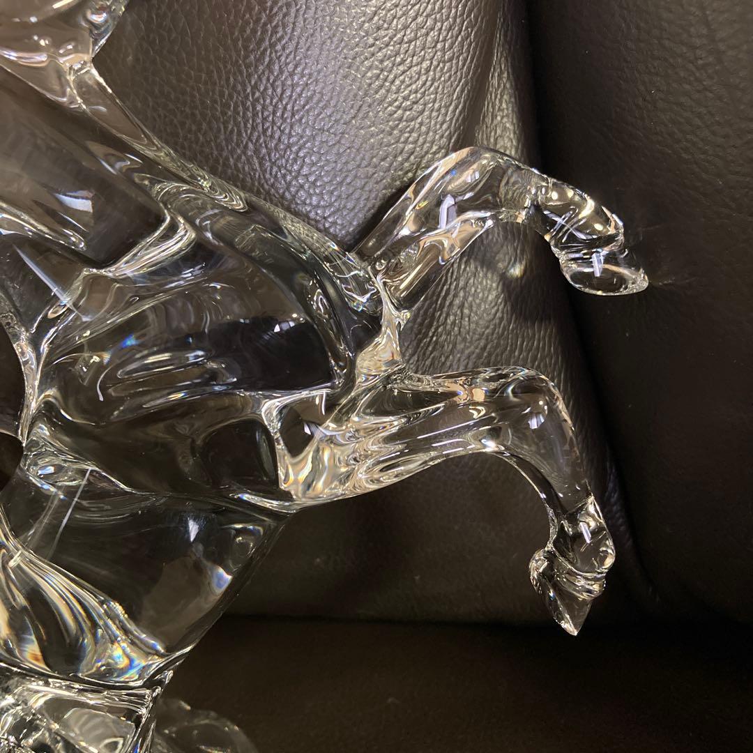 Baccarat バカラ いななく馬 跳ね馬 ジャンピングホース 置物