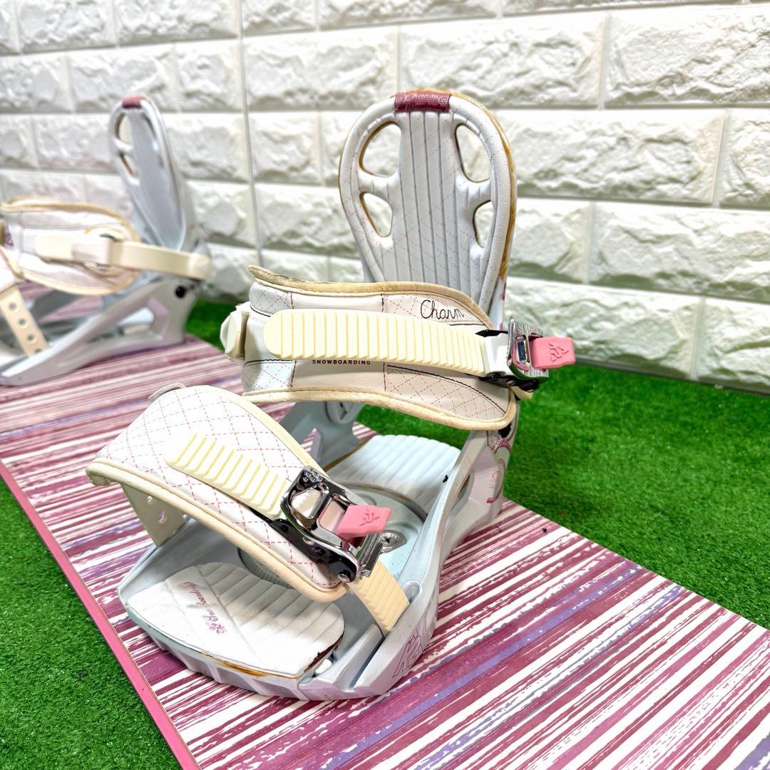 Moss on スノーボード　146 オールラウンド　ビンディング付　ピンク