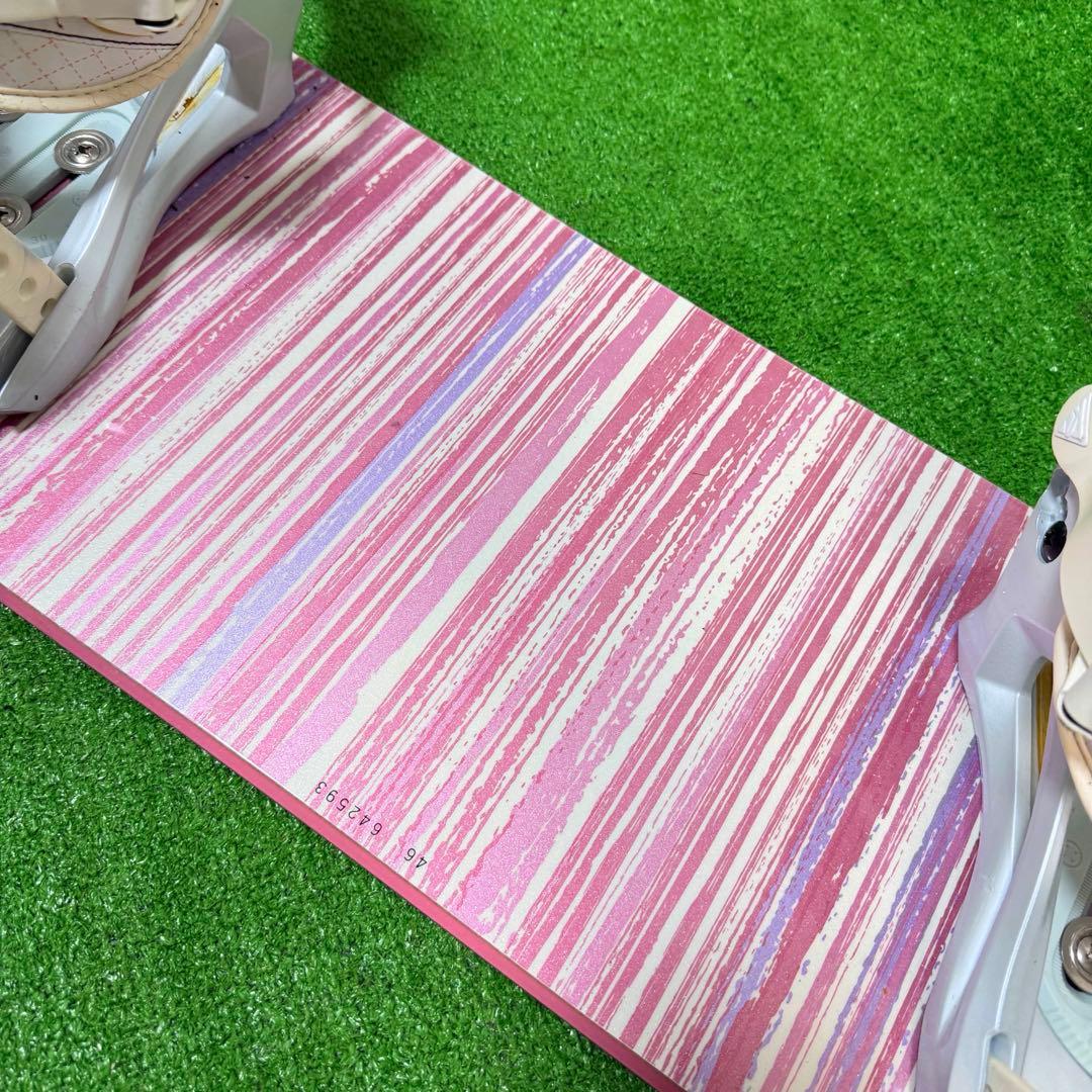 Moss on スノーボード　146 オールラウンド　ビンディング付　ピンク