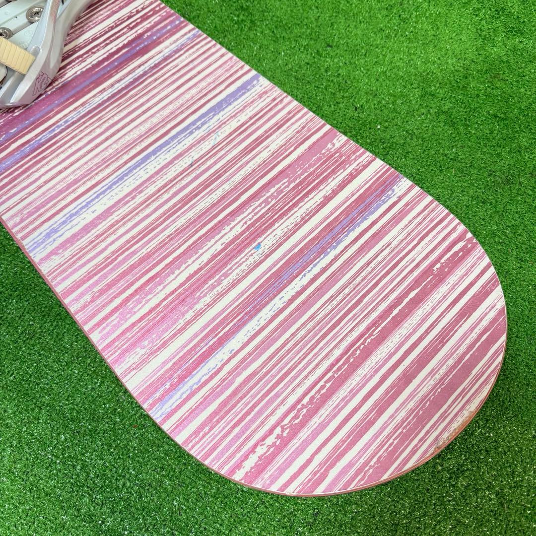 Moss on スノーボード　146 オールラウンド　ビンディング付　ピンク