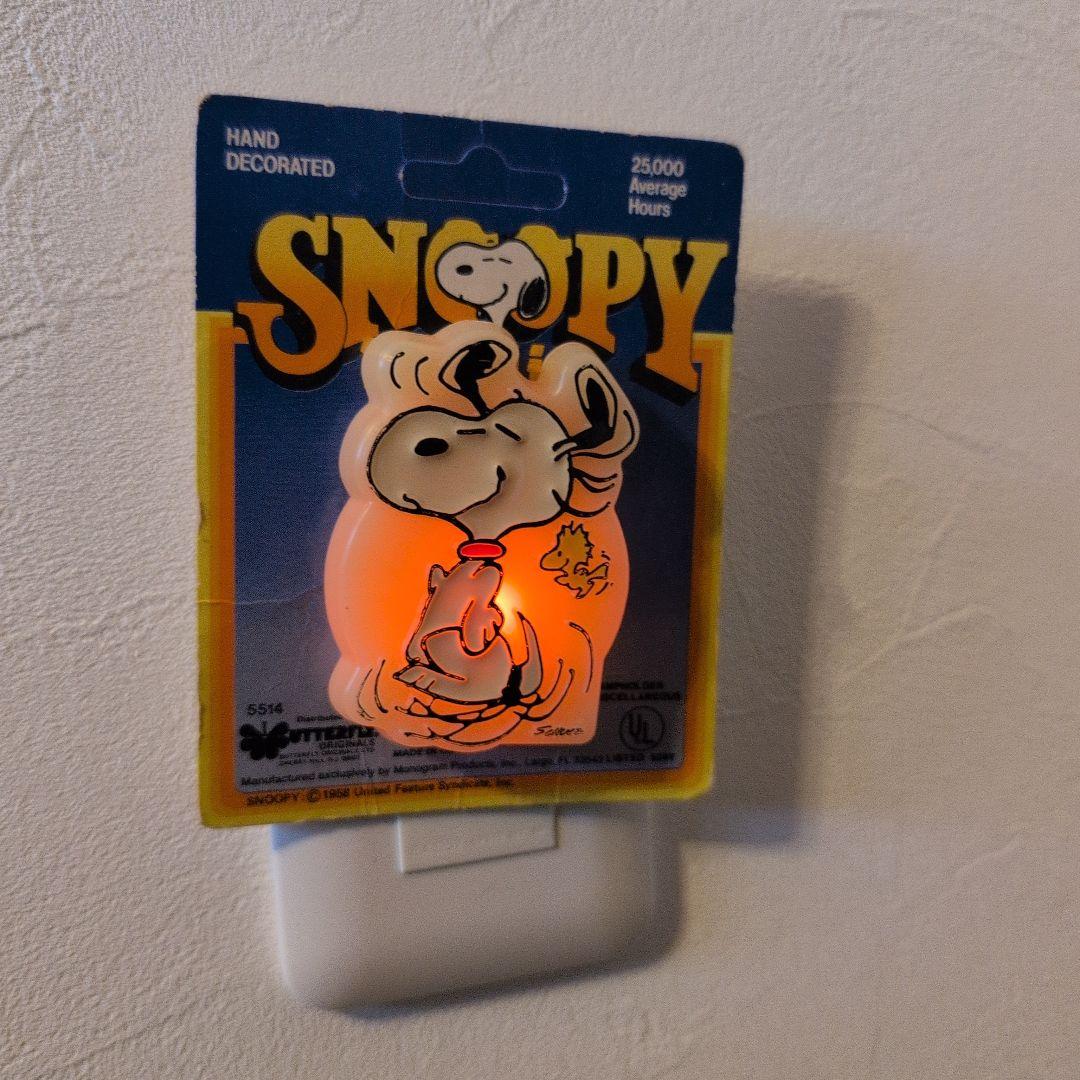 レア】スヌーピー ライト ヴィンテージ 1980's 常夜灯 レトロ - メルカリ