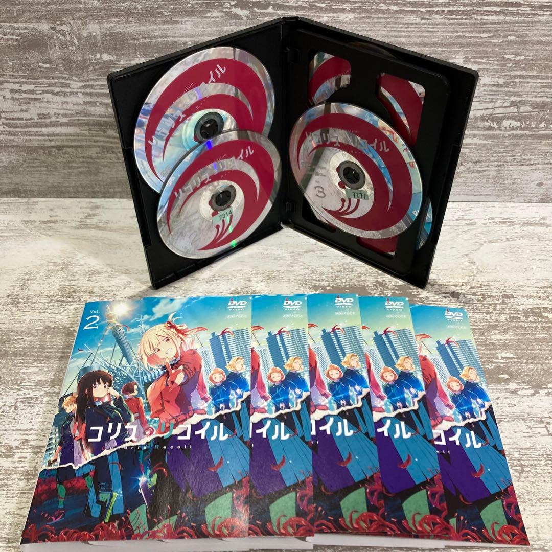 ♦︎新品ケース付き♦︎ リコリスリコイル レンタルDVD 全話完結セット
