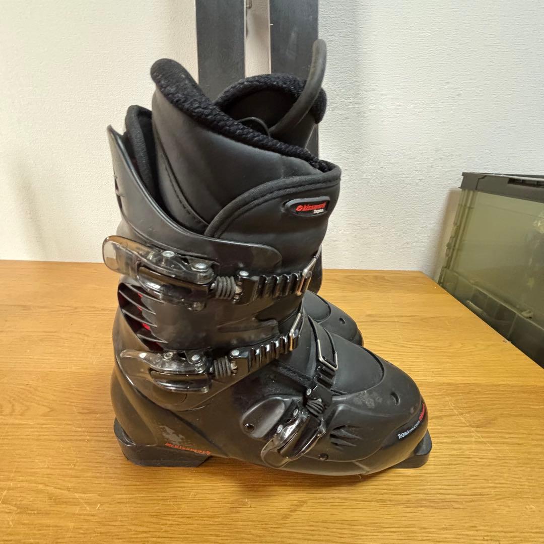 メンズ　ショートスキー　ファンスキーセット　kissmark26-26.5cm