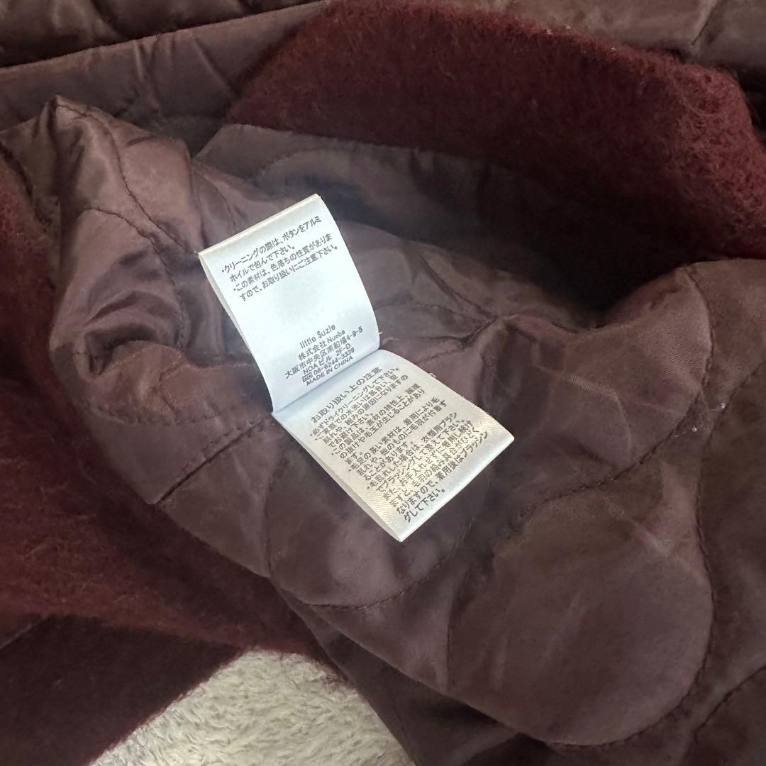 little suzieリトルスージー　モヘアシャギーケープコート