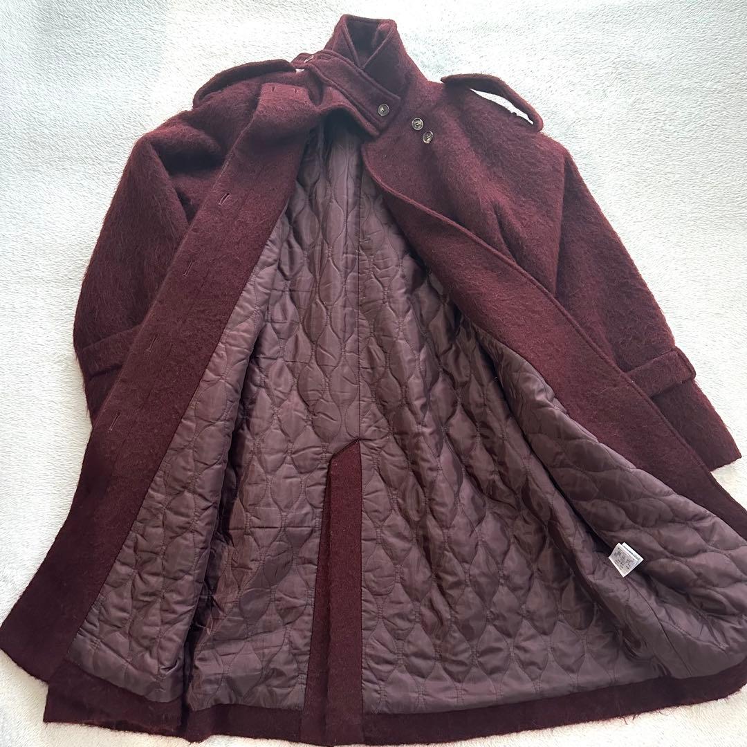 little suzieリトルスージー　モヘアシャギーケープコート