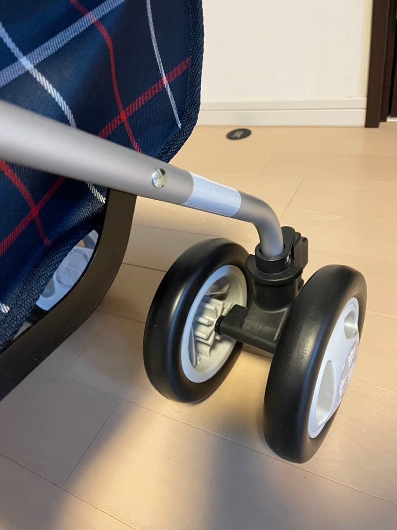 幸和製作所　シルバーカー　歩行器ネイビーチェック