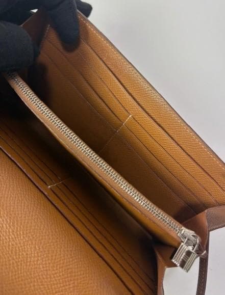 ◆HERMES◆エルメス◆ケリーウォレット 財布 ゴールド×シルバー金具