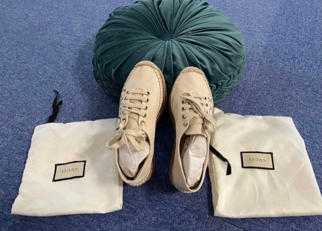 GUCCI 厚底スニーカー 23.5 美品