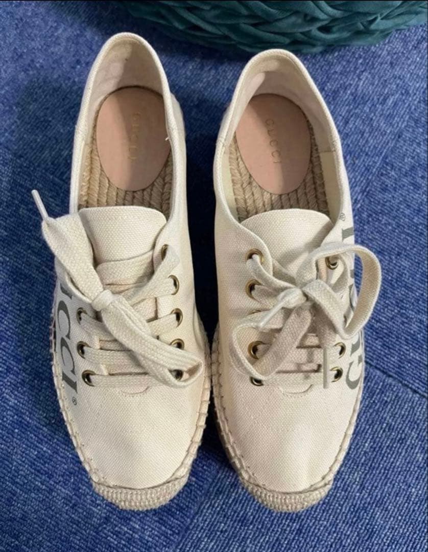 GUCCI 厚底スニーカー 23.5 美品