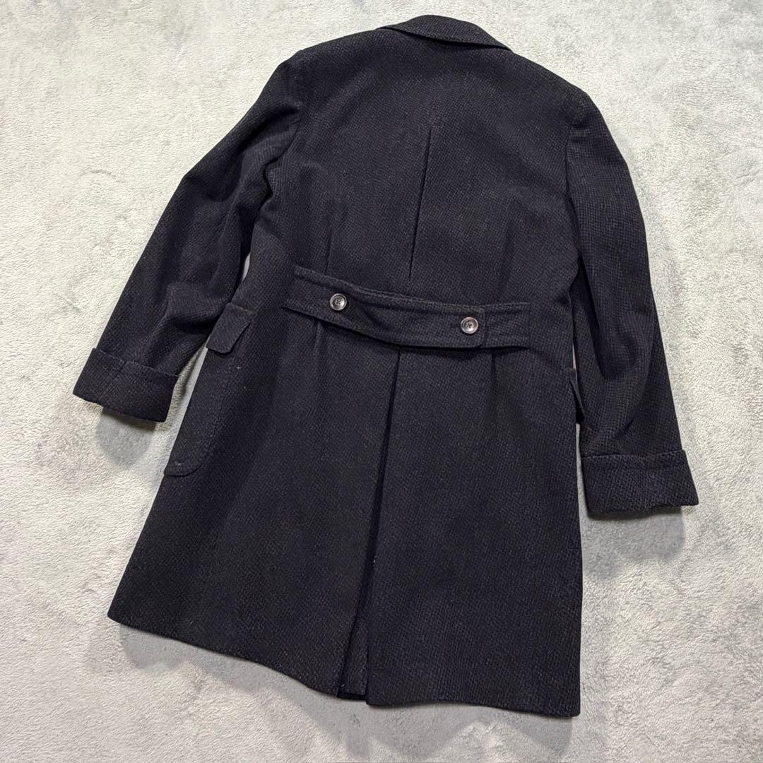ラルディーニ　ダブルチェスターコート　アウター　JD23190 ブラック系　48