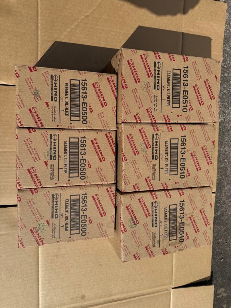 日野プロフィア E13C エンジンオイルエレメント 3個セット