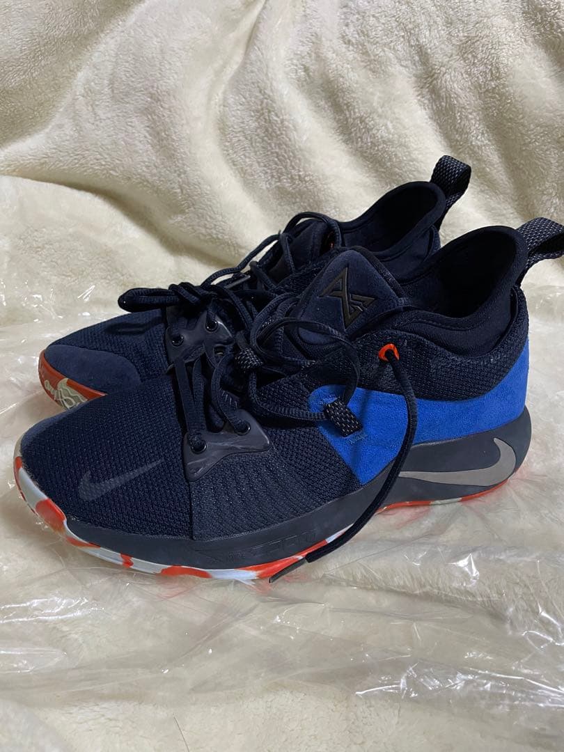 激レア！PG2 EP NIKEバスケットボールシューズ ネイビー ブルー