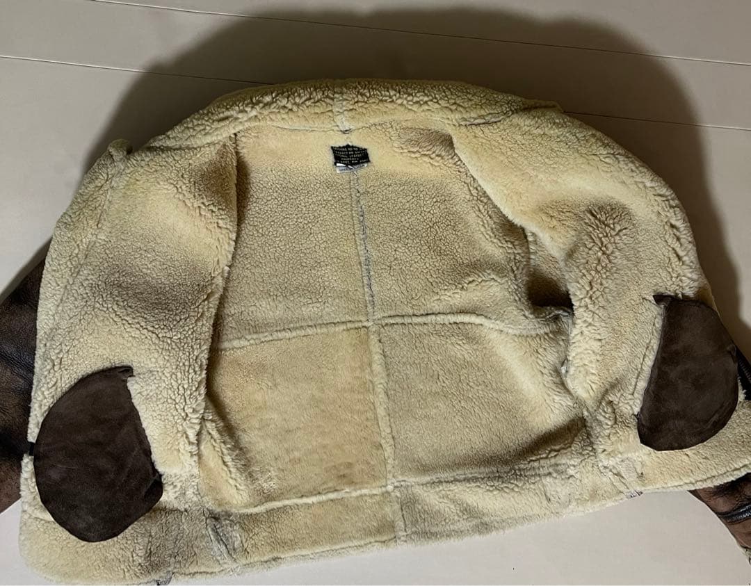 insignia leather ミリタリー B-3 フライトジャケット　70s