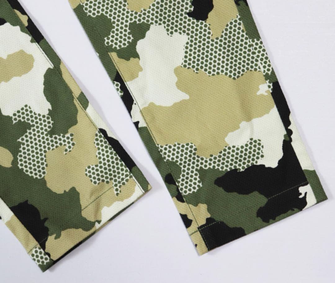 《パーリーゲイツ》新品 やや薄手素材 カモフラ ストレッチパンツ 4(W82)