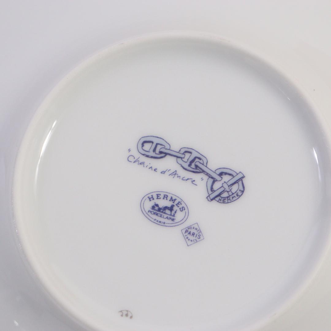 ◆エルメス HERMES 食器 カップ＆ソーサー ペアセット シェーヌダンクル