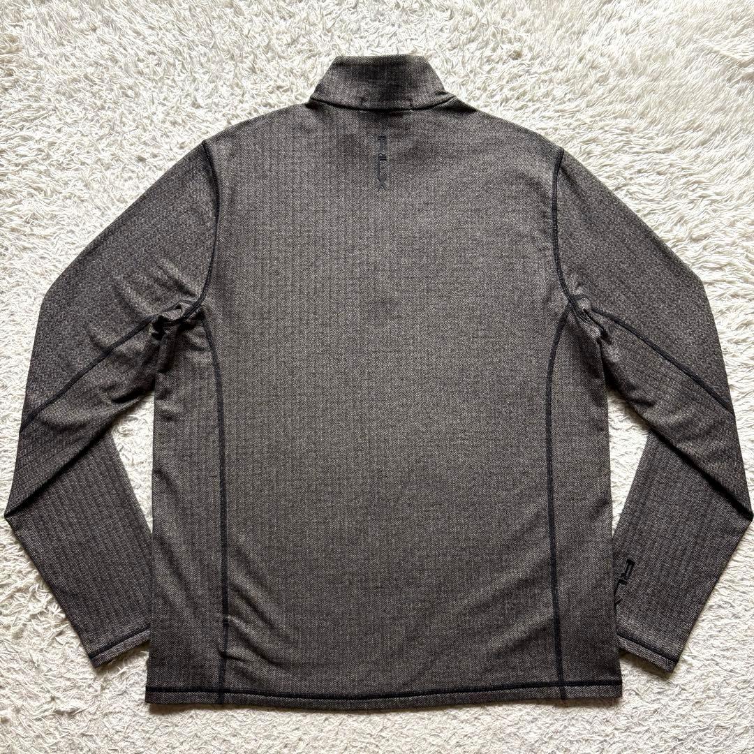 ★L相当★ ラルフローレン ゴルフ ヘリンボーン ハーフジップ ストレッチ 灰色