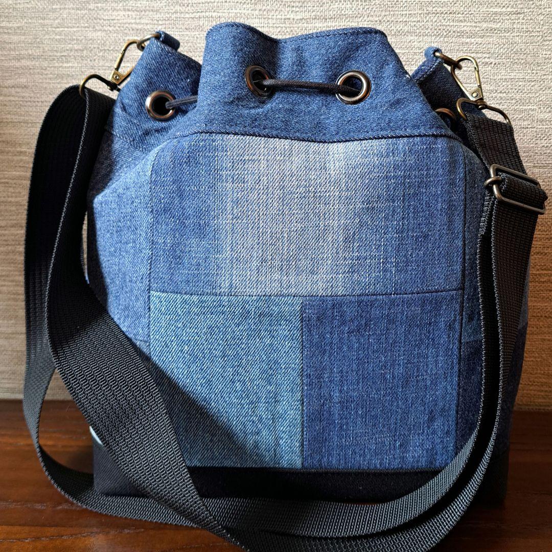 デニムリメイク♡おにぎりポーチ