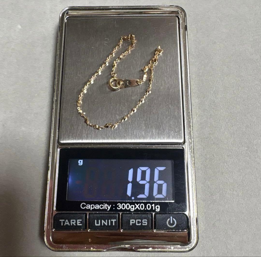 金高騰中！K18 ♡ デザインブレスレット 造幣局刻印あり