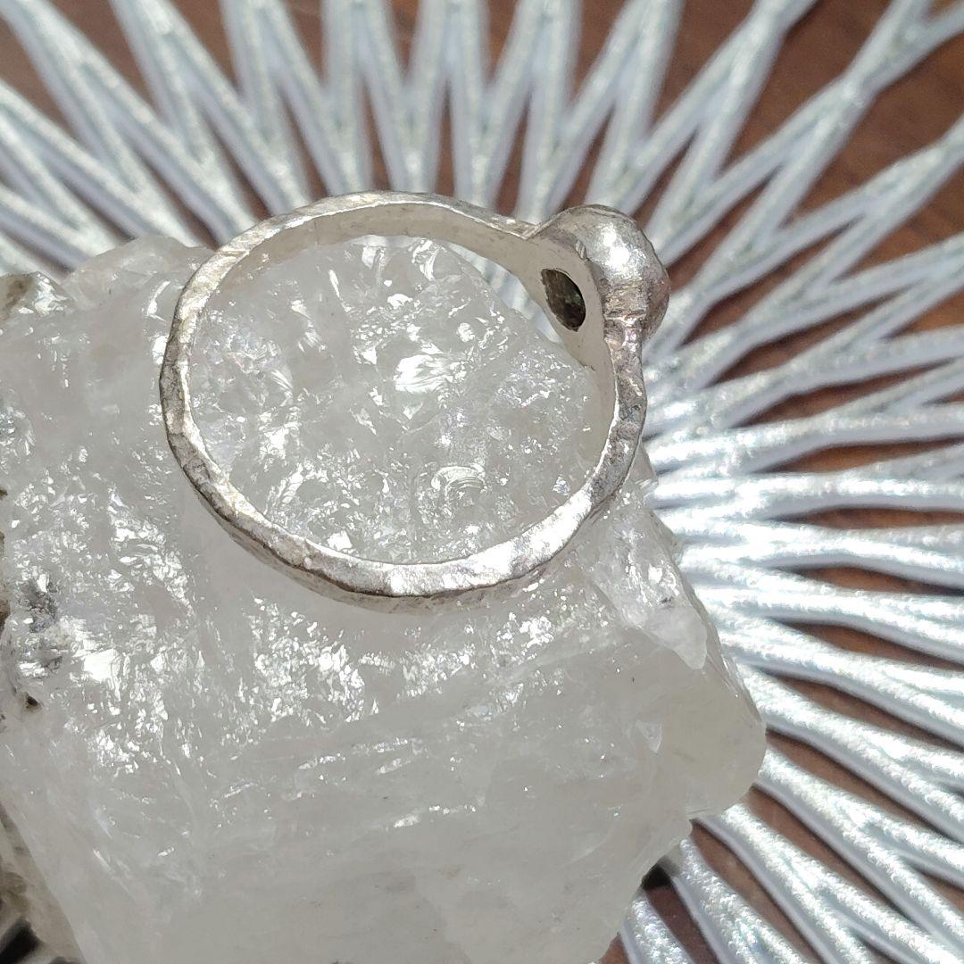 宝石質✨虹入り⭐︎ブルートルマリン✨シルバーリング トルマリン