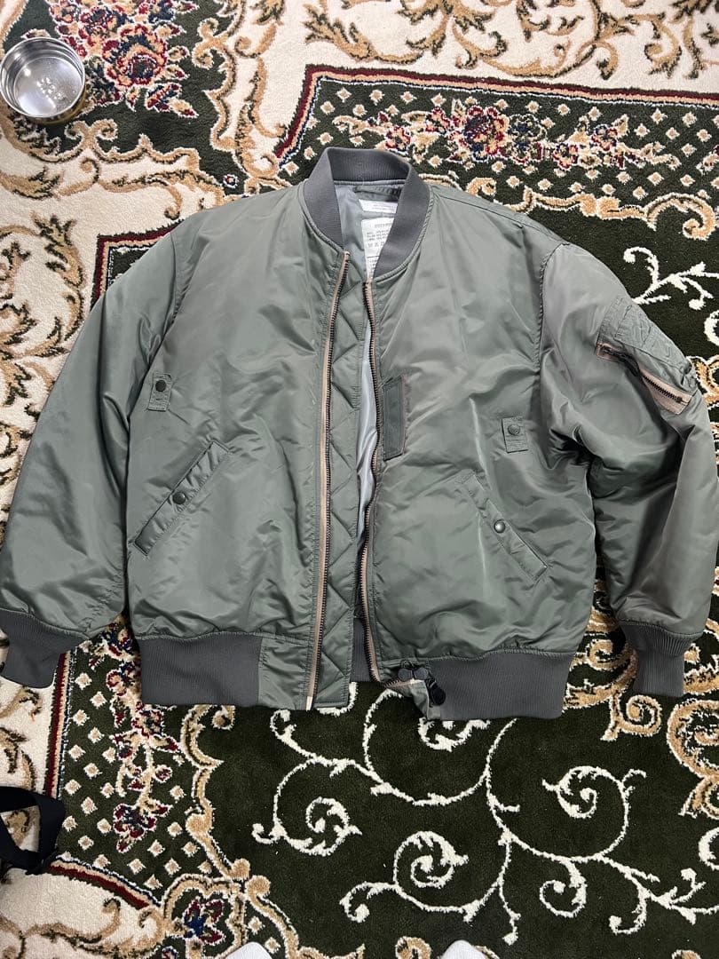 HYKE ハイク　MA-1 グリーン　中綿　サイズ4 ＸＬ　17412