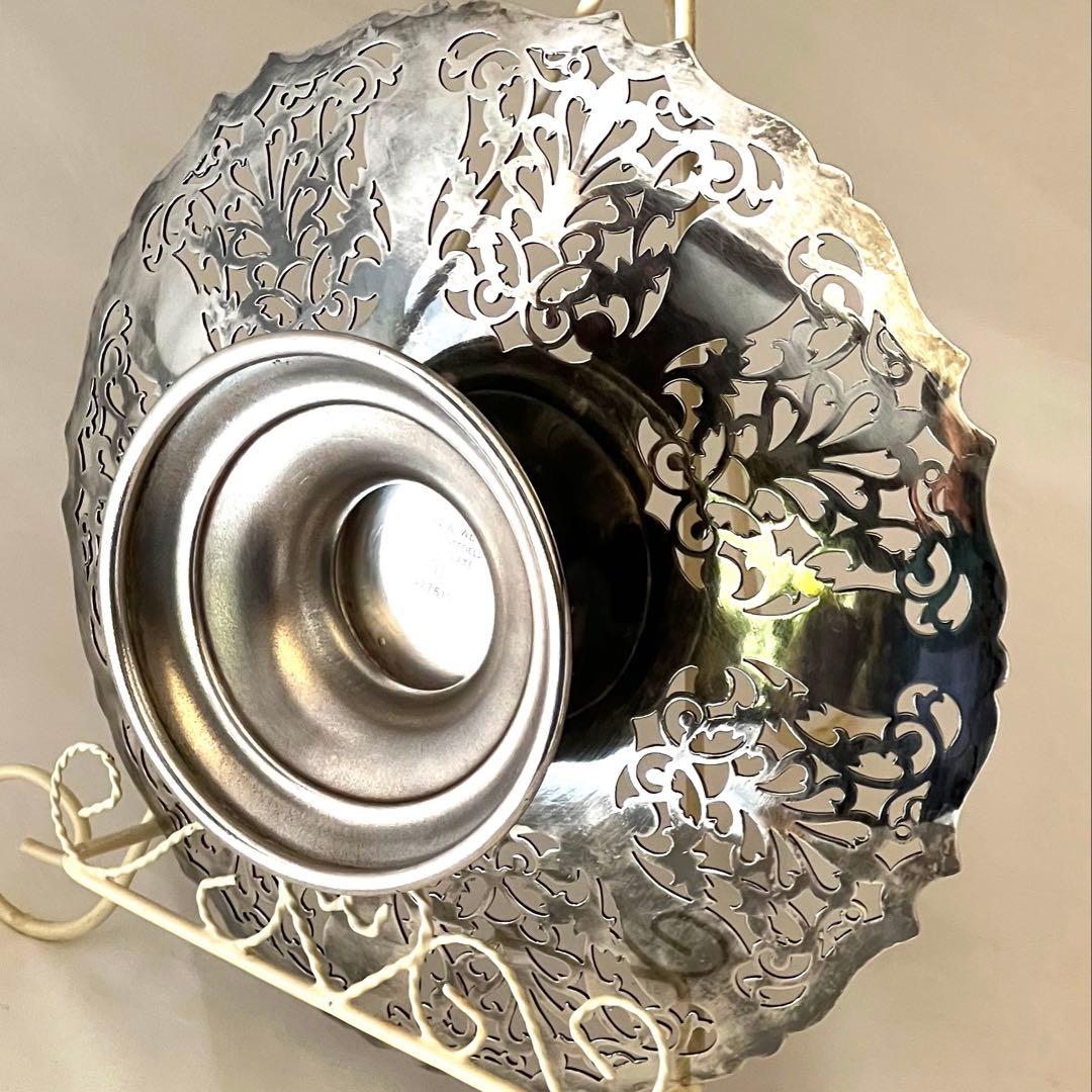 英国アンティーク] マッピン＆ウェブ シルバーコンポート 王室御用達