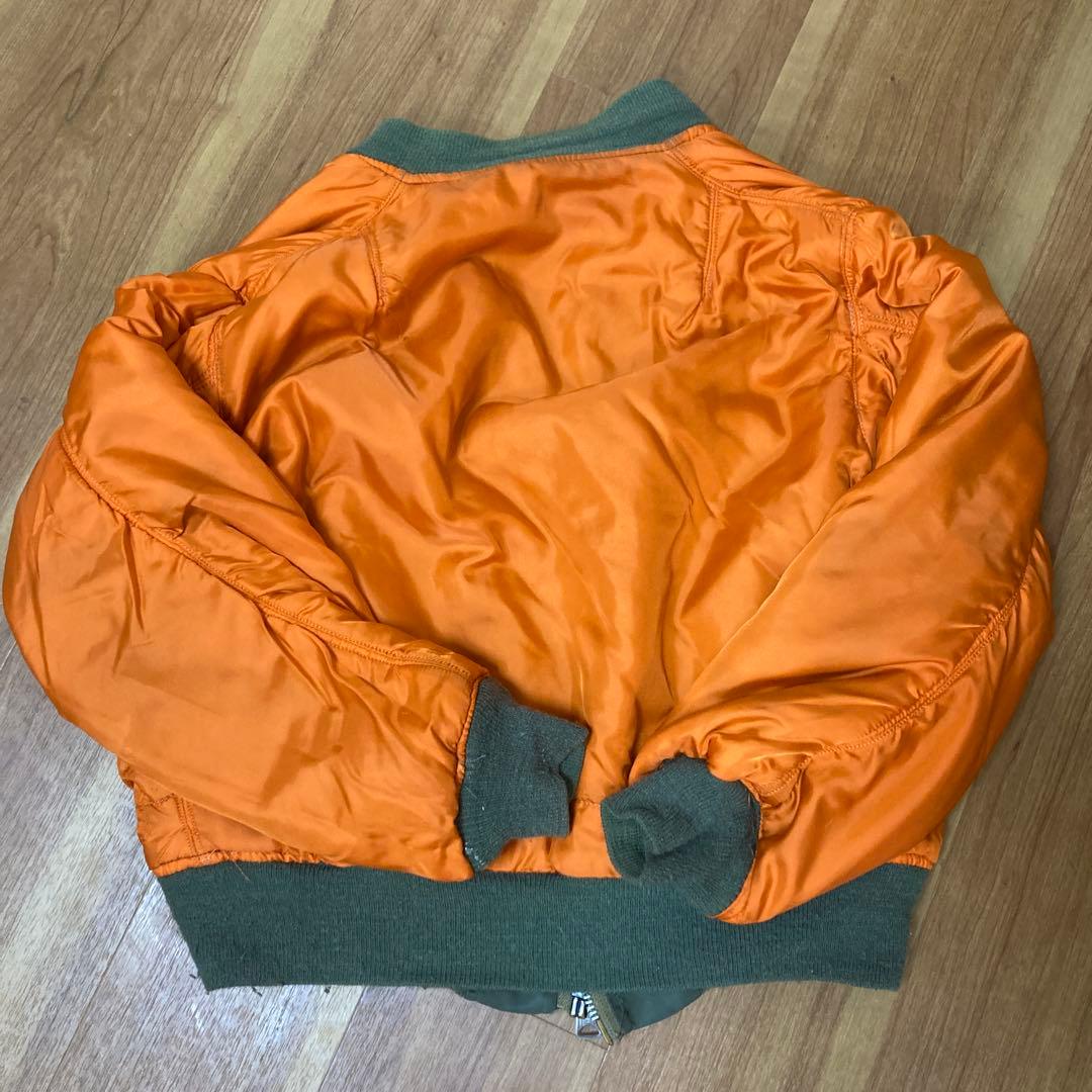 アルファ　MA-1 縦ステッチ　フライトジャケット