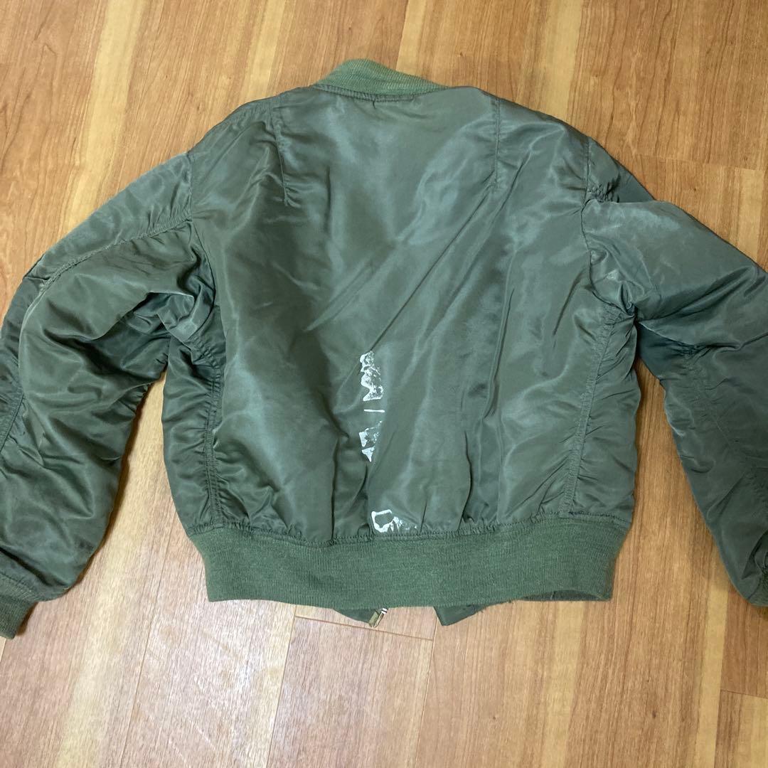 アルファ　MA-1 縦ステッチ　フライトジャケット