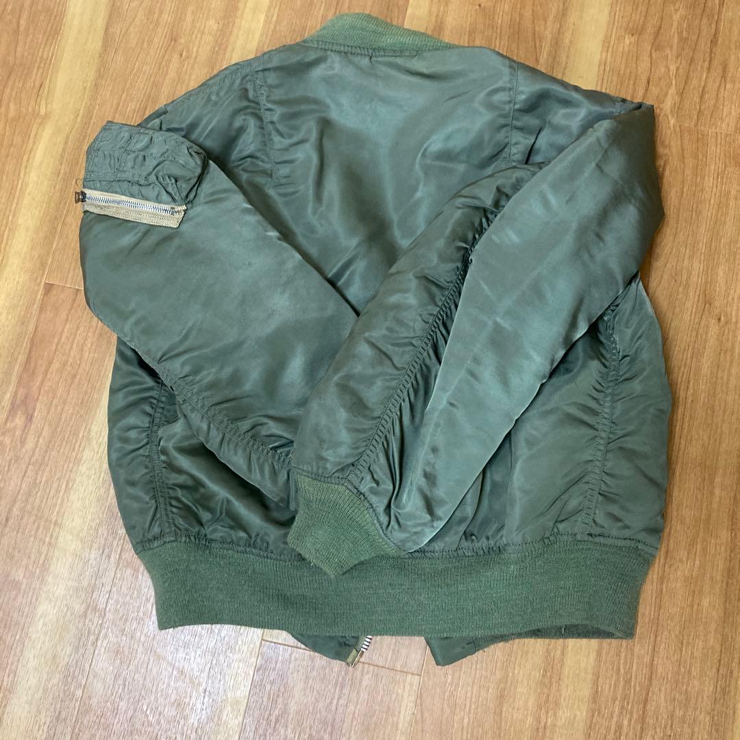 アルファ　MA-1 縦ステッチ　フライトジャケット