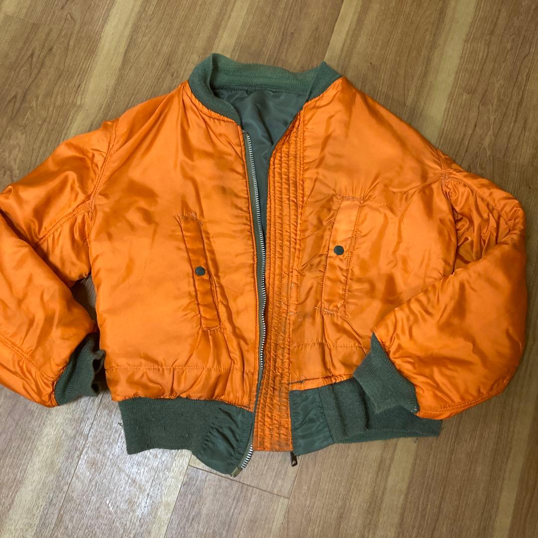 アルファ　MA-1 縦ステッチ　フライトジャケット