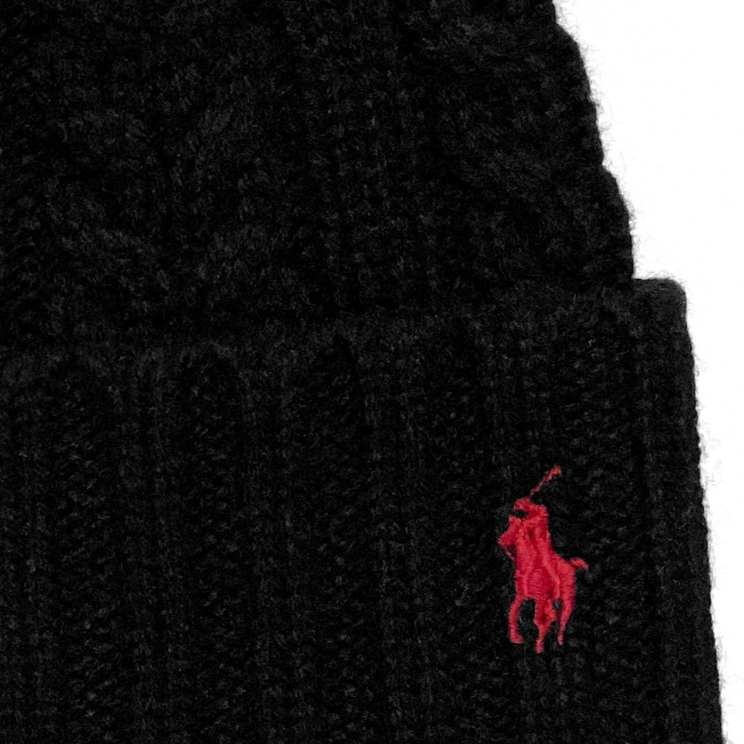 ポロラルフローレン ワンポイントポニー刺繍ビーニー ニット帽 po504