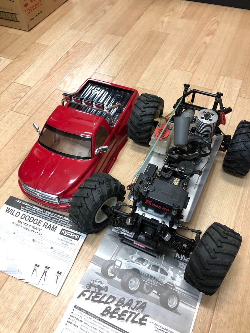 京商1/10 4WD QRC エンジンカー ジャンク - メルカリ