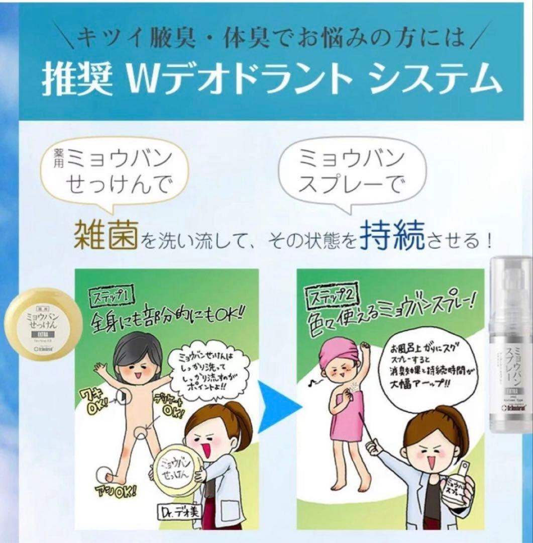 ドクターデオドラント ミョウバンスプレー EX （30ml）５本セット