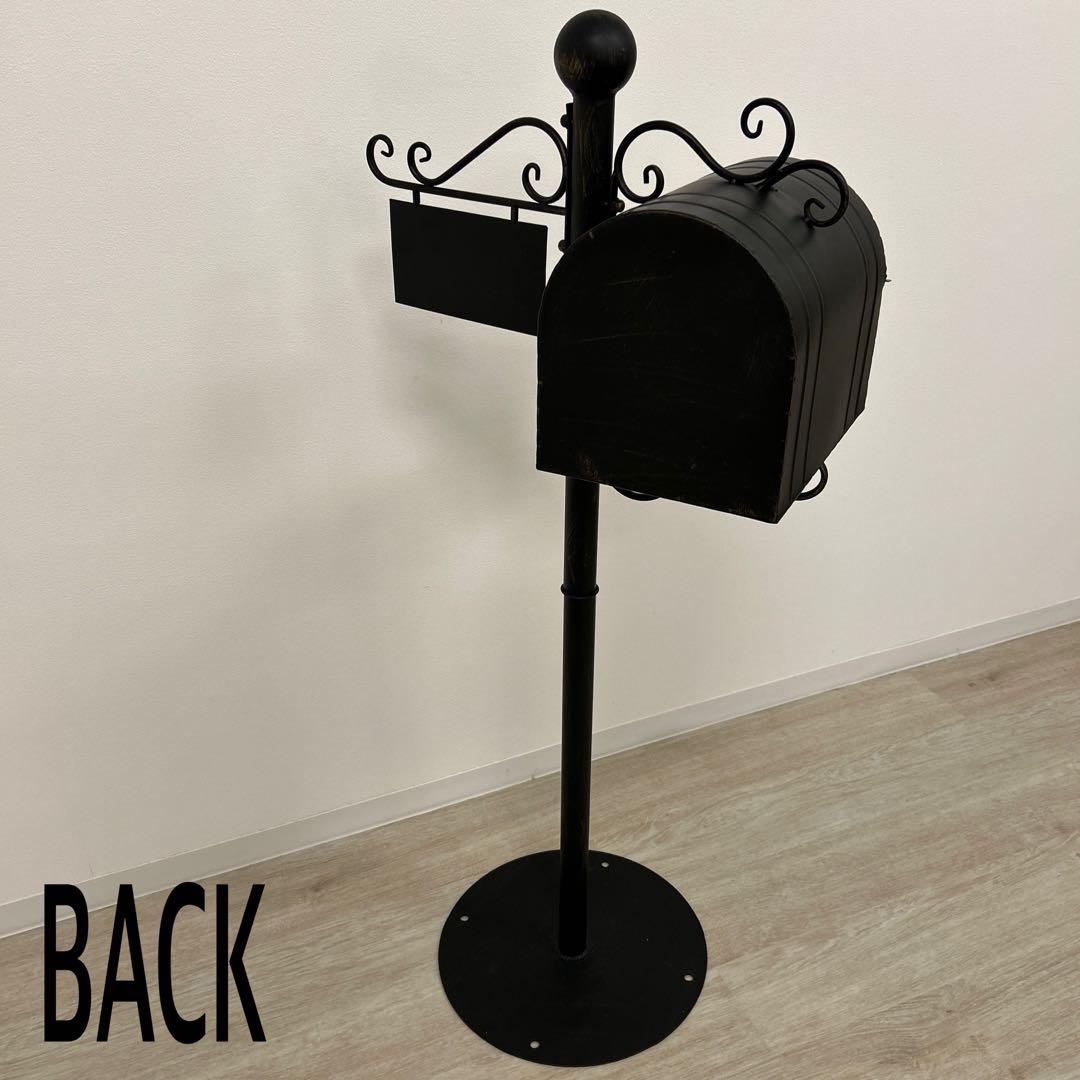 展示品☆オシャレなポールポスト 郵便受 郵便ポスト アンティーク風 置き型タイプ