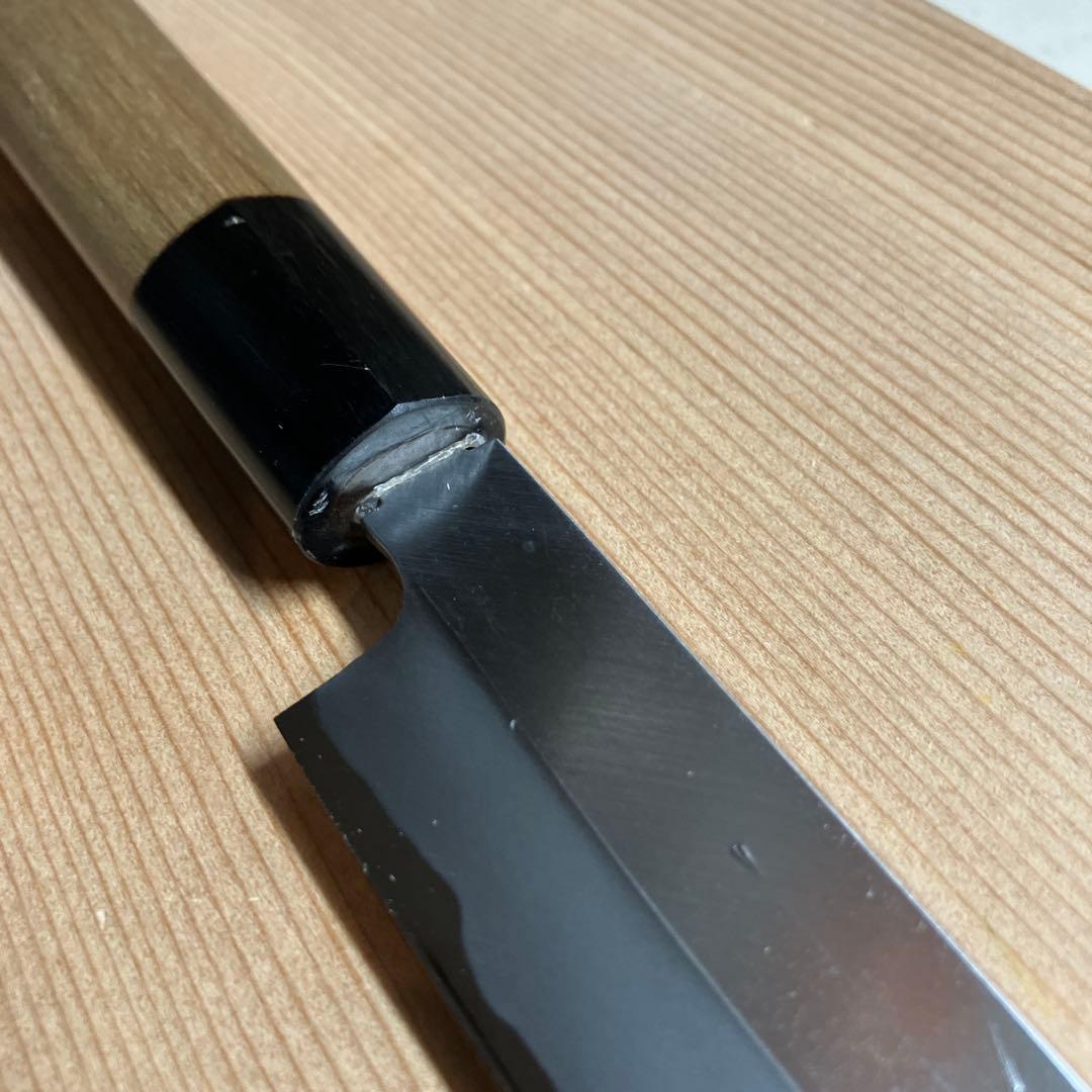 菊一文字別作　フグ引き包丁　白鋼　天然砥石で本刃付け済み❗️