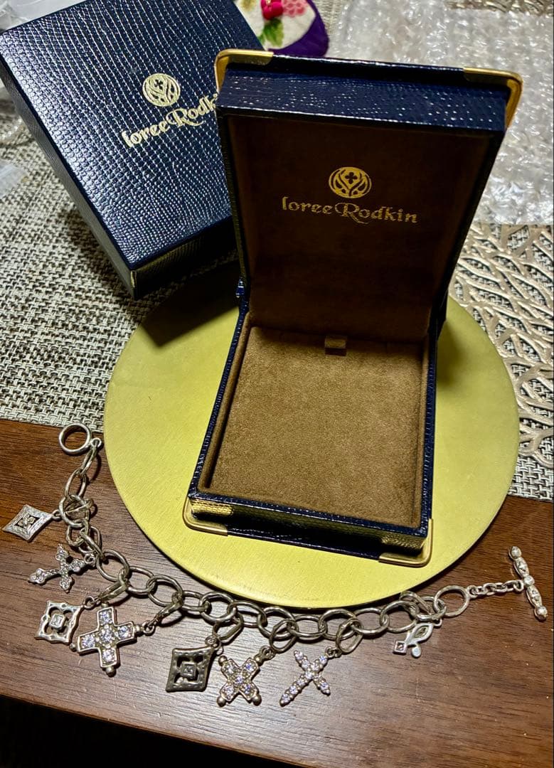 ジャンク⭐︎Loree Rodkin シルバーチャームブレスレット