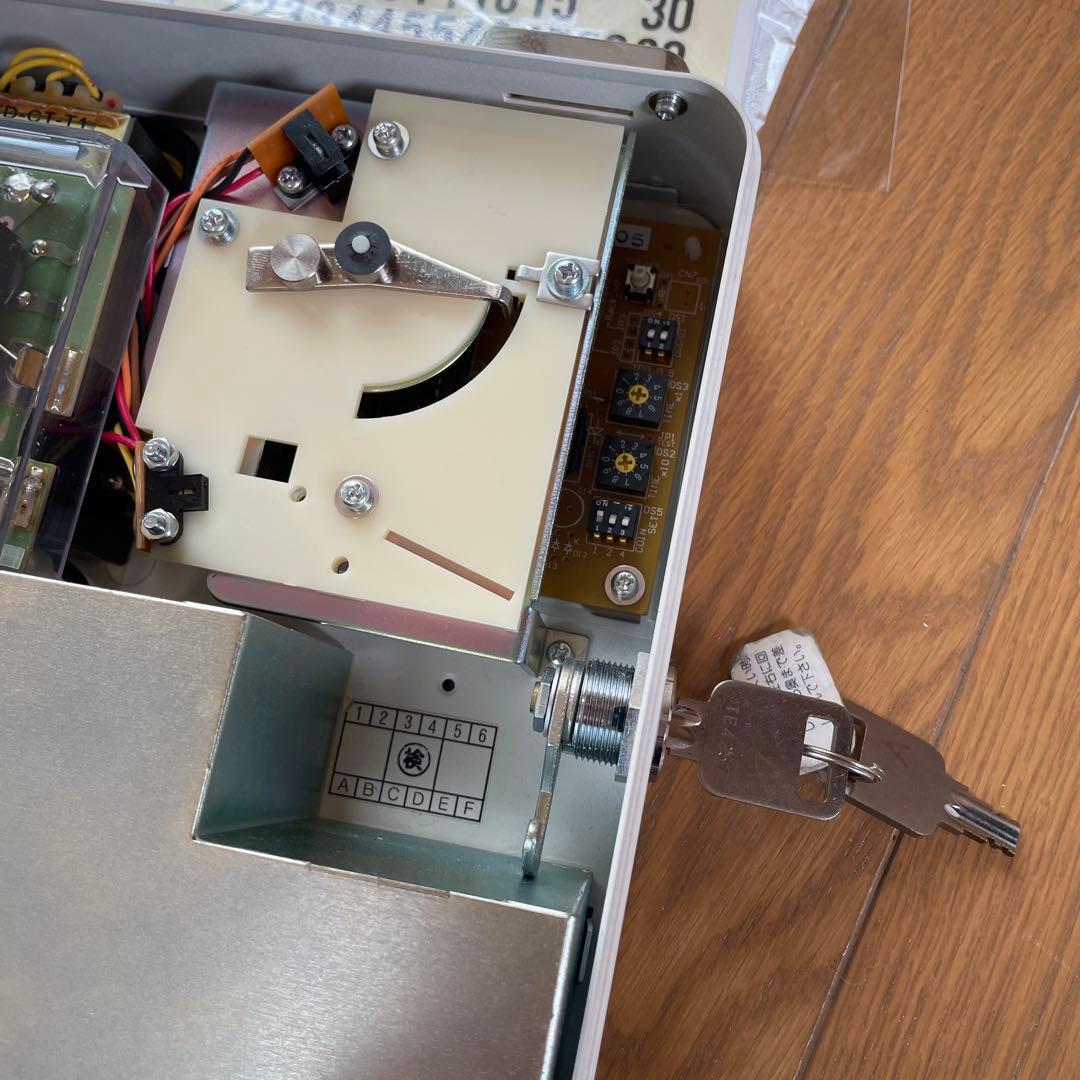 動作確認済　100円タイマー　東亜電子工業　説明書　スペアキー付