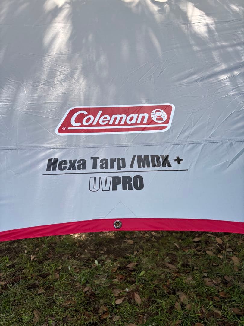 【美品4回使用】コールマン hexa tarp mdx+ ヘキサタープ MDX+