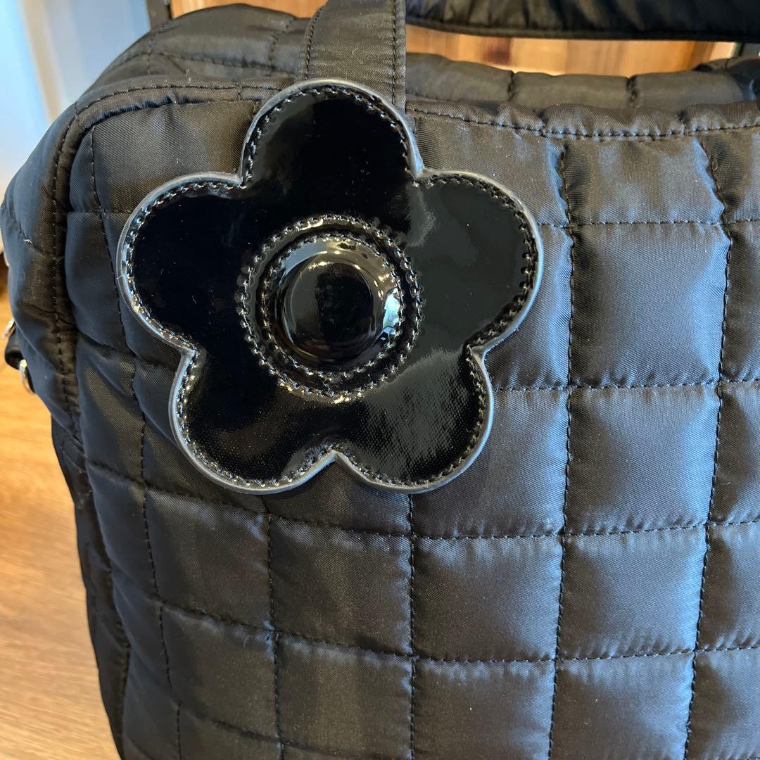 キャリーケース装着可能キルティングボストンバック2wayショルダートラベルポーチ