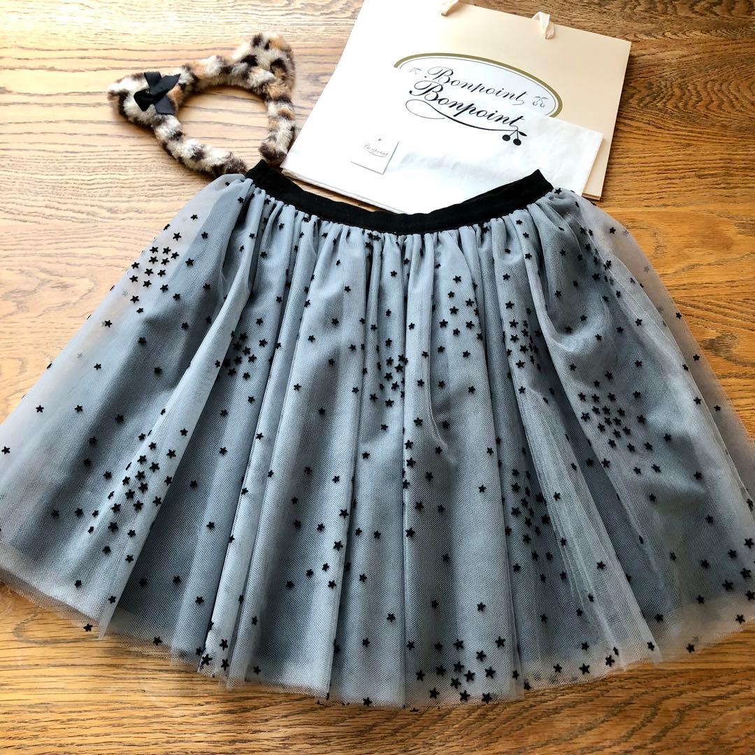 Bonpoint ♡ 星柄チュールスカート 12A