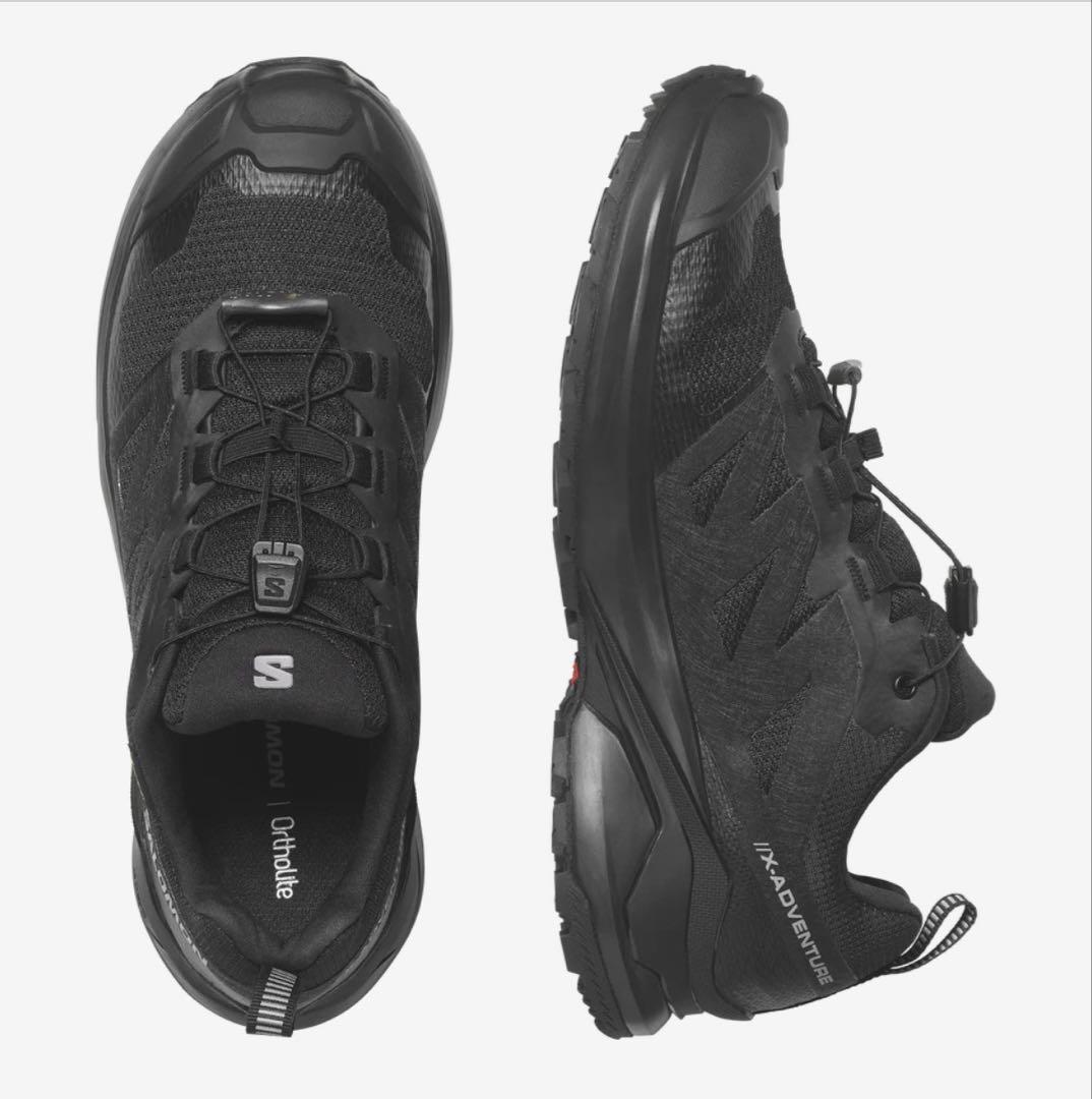 【極美品】サロモン X-ADVENTURE GTX W ゴアテックス　黒 23