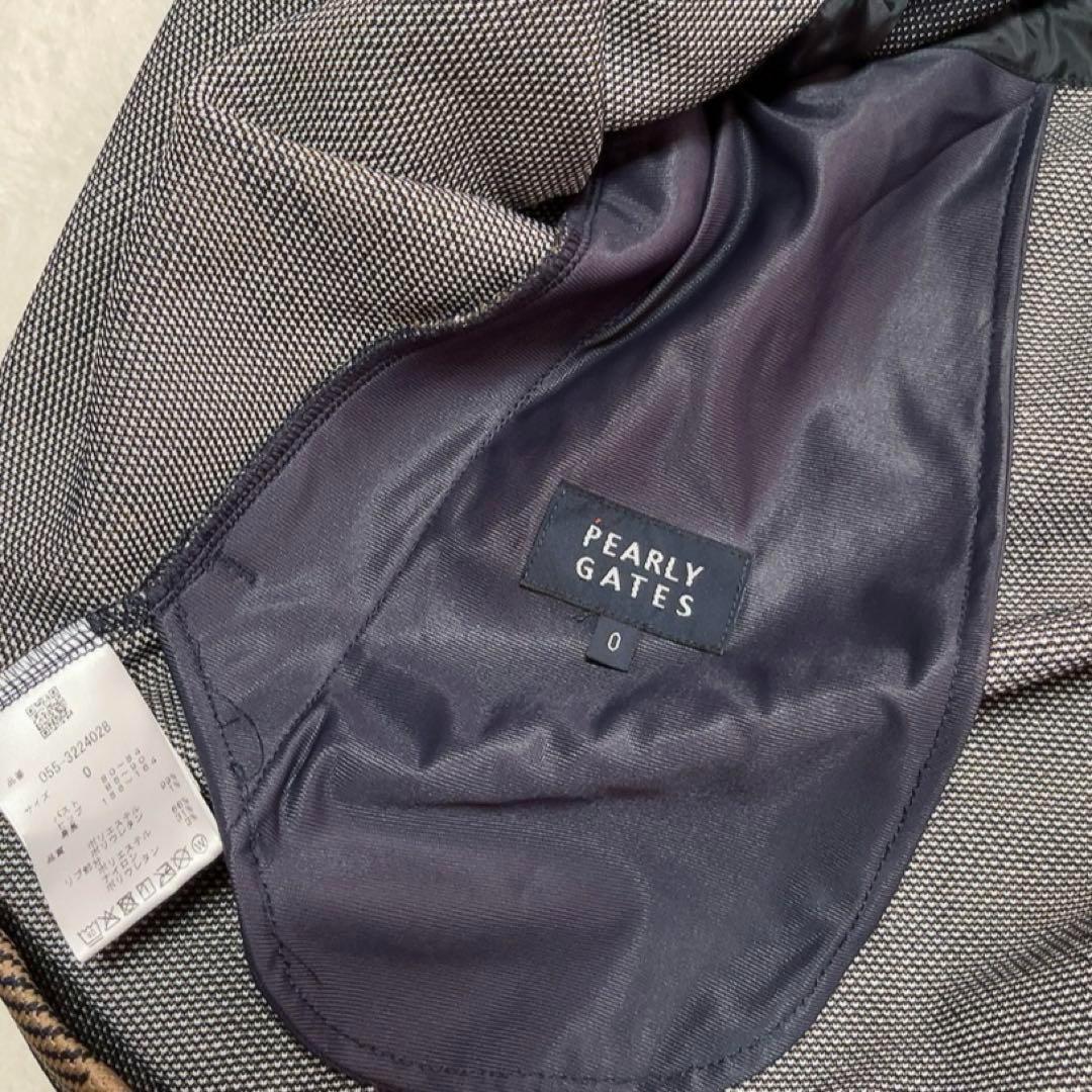 新品　パーリーゲイツ　近年　23年モデル　チェック　ワンピース　ニット　ベージュ