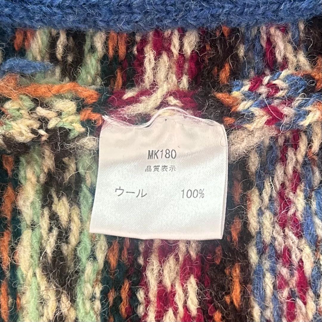 Jamieson´s フェアアイル柄 フード付きセーター フーデッドカーディガン