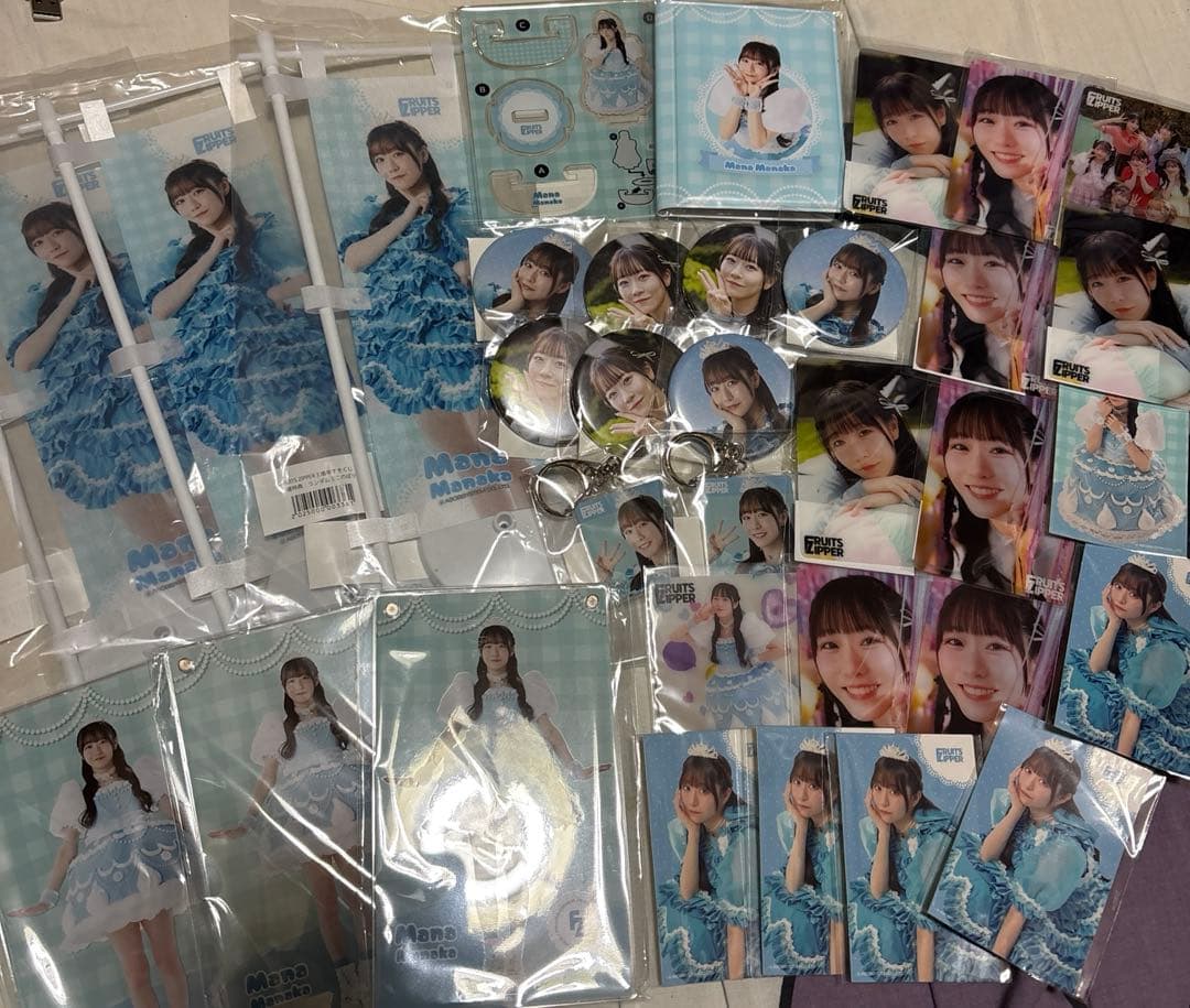 FRUITS ZIPPER 3周年 すきくじ 真中まな チェキファイル アクスタ