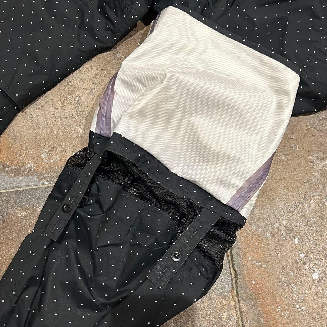 23区GOLF レインウェア　セットアップ　ドット　ブラック　メンズ